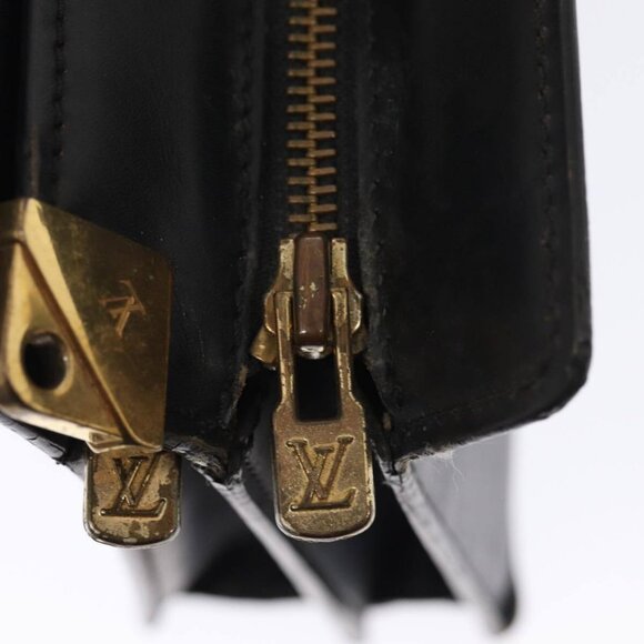 LOUIS VUITTON Epi Angian Shoulder Bag 2way Black - Picture 11 of 16